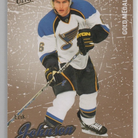 2008-09 Ultra Gold Medallion #190 Erik Johnson (10-X136-BLUES)