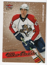 2008-09 Ultra Gold Medallion #234 David Brine (15-X38-NHLPANTHERS)