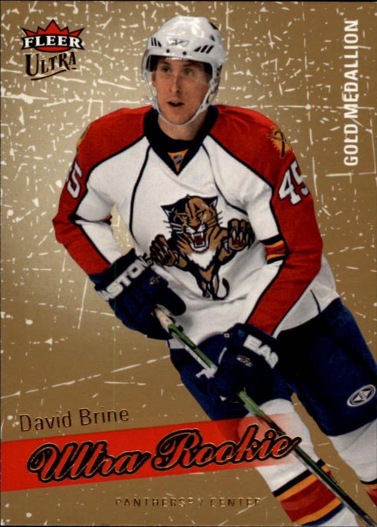 2008-09 Ultra Gold Medallion #234 David Brine (15-X54-NHLPANTHERS)