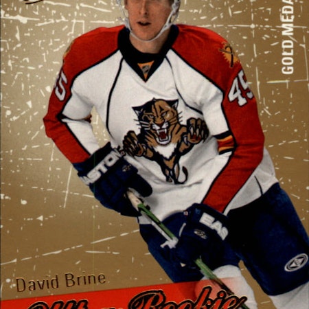 2008-09 Ultra Gold Medallion #234 David Brine (15-X54-NHLPANTHERS)