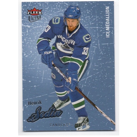 2008-09 Ultra Ice Medallion #200 Henrik Sedin (30-X158-CANUCKS)