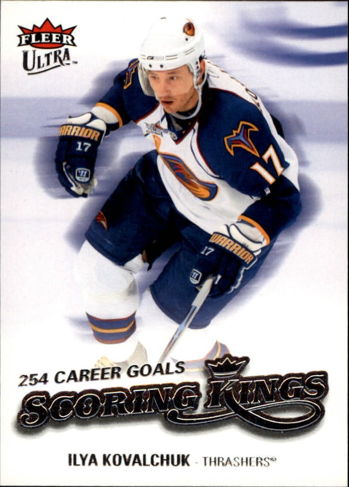 2008-09 Ultra Scoring Kings #SK12 Ilya Kovalchuk (10-X1-THRASHERS)