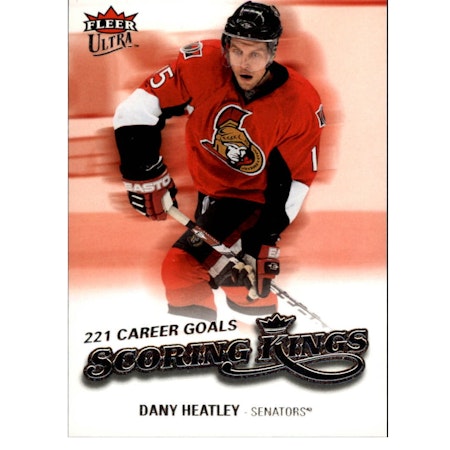 2008-09 Ultra Scoring Kings #SK18 Dany Heatley (10-X110-SENATORS)