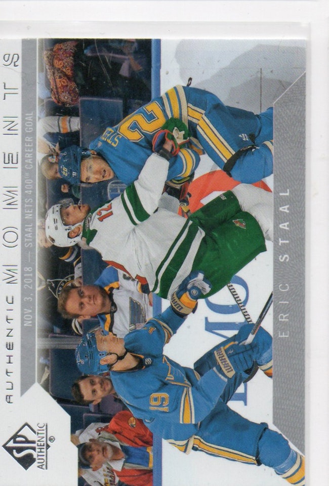 2018-19 SP Authentic #115 Eric Staal AM (10-X320-NHLWILD)