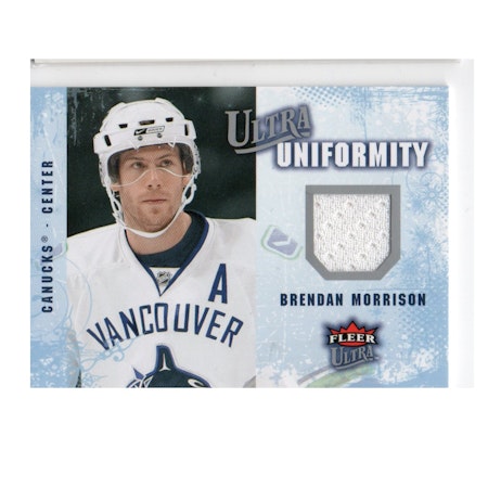 2008-09 Ultra Uniformity #UABM Brendan Morrison (25-X1-CANUCKS)