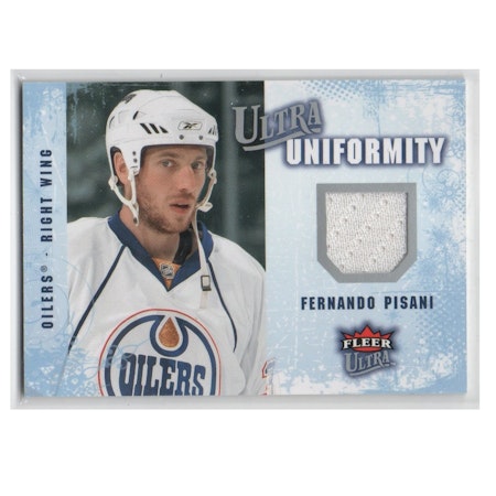 2008-09 Ultra Uniformity #UAFP Fernando Pisani (25-X225-GAMEUSED-OILERS)