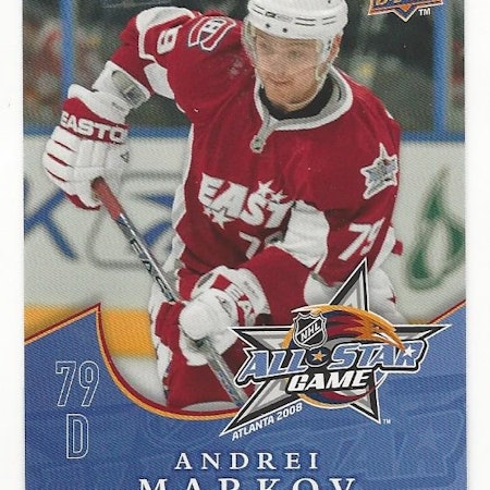 2008-09 Upper Deck All-Stars #AS12 Andrei Markov (10-X77-CANADIENS)