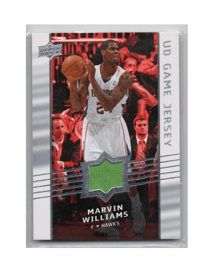 2008-09 Upper Deck Game Jerseys #GAMW Marvin Williams (30-X263-NBAHAWKS)