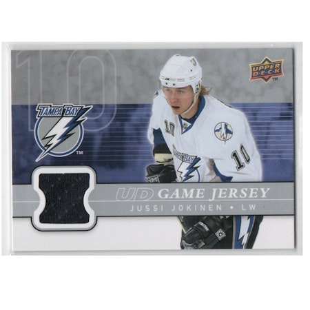 2008-09 Upper Deck Game Jerseys #GJJO Jussi Jokinen (25-X233-GAMEUSED-LIGHTNING)