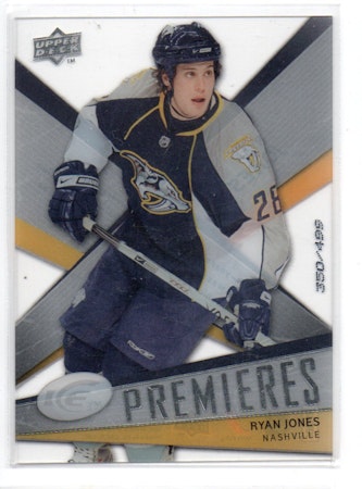 2008-09 Upper Deck Ice #154 Ryan Jones RC (40-X299-PREDATORS)