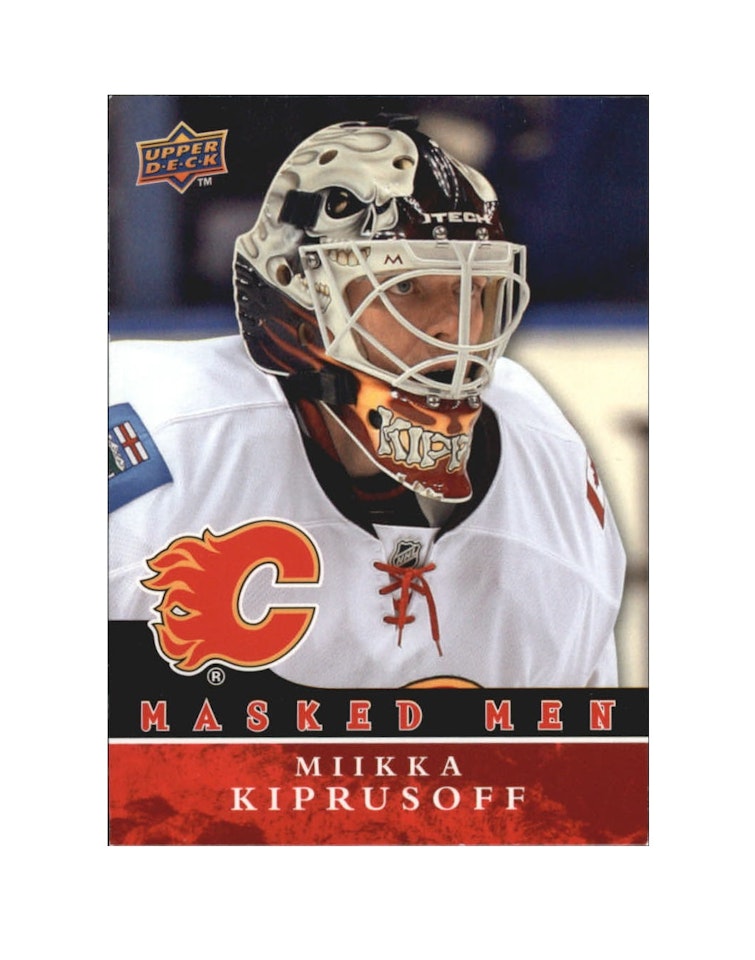 2008-09 Upper Deck Masked Men #MM2 Miikka Kiprusoff (10-X128-FLAMES)