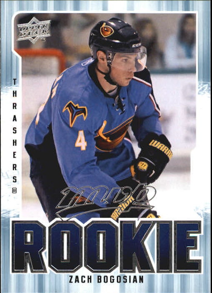 2008-09 Upper Deck MVP #313 Zach Bogosian RC (15-X298-THRASHERS)