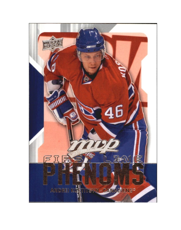 2008-09 Upper Deck MVP First Line Phenoms #FL3 Andrei Kostitsyn (10-X127-CANADIENS)