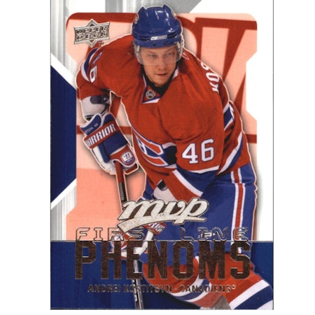 2008-09 Upper Deck MVP First Line Phenoms #FL3 Andrei Kostitsyn (10-X127-CANADIENS)