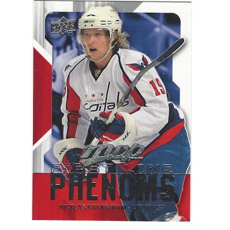 2008-09 Upper Deck MVP First Line Phenoms #FL7 Nicklas Backstrom (12-145x6-CAPITALS)