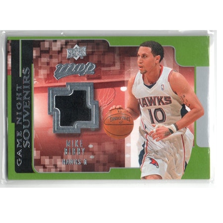 2008-09 Upper Deck MVP Game Night Souvenirs #GNMB Mike Bibby (40-X260-NBAHAWKS)