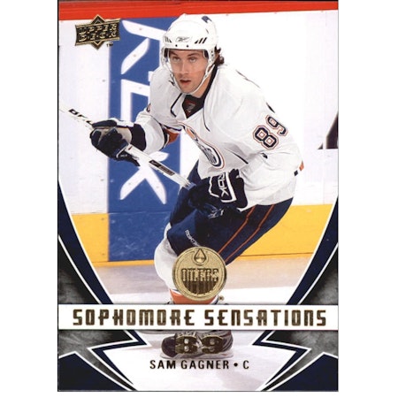 2008-09 Upper Deck Sophomore Sensations #SS5 Sam Gagner (10-X128-OILERS)