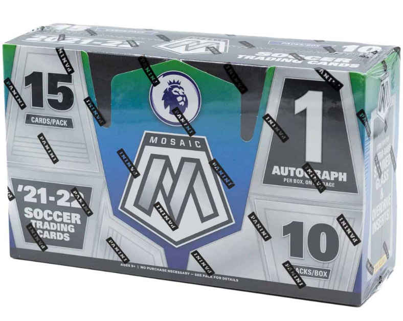 2021-22 Panini Mosaic Premier League Soccer (Hobby Box)
