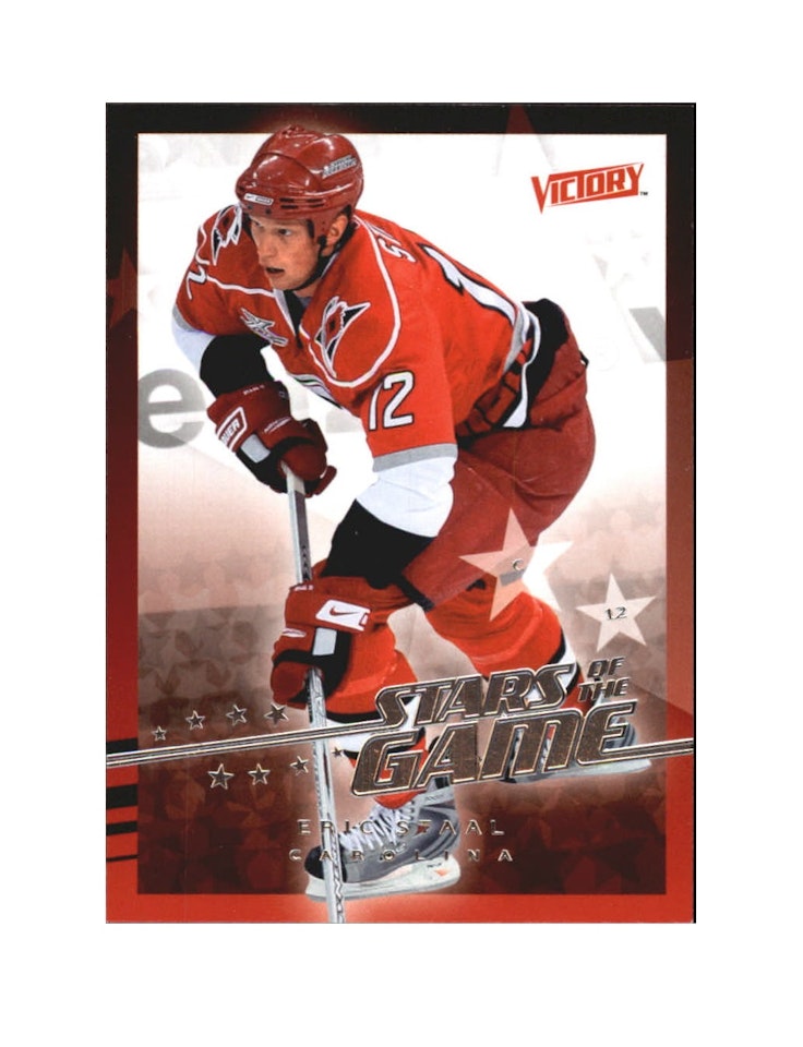 2008-09 Upper Deck Victory Stars of the Game #SG26 Eric Staal (10-X171-HURRICANES)