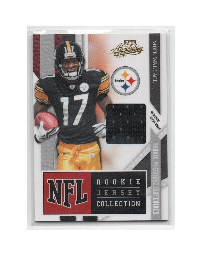2009 Absolute Memorabilia Rookie Jersey Collection #27 Mike Wallace (30-X34-NFLSTEELERS)