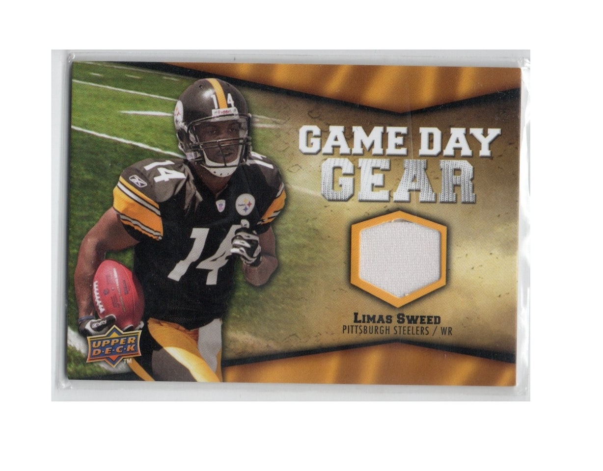 2009 Upper Deck Game Day Gear #LS Limas Sweed (30-X245-NFLSTEELERS)