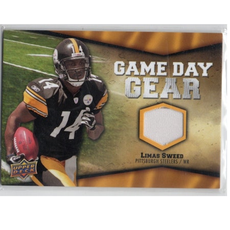 2009 Upper Deck Game Day Gear #LS Limas Sweed (30-X245-NFLSTEELERS)