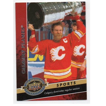 2009 Upper Deck 20th Anniversary #124 Calgary Flames (10-X162-FLAMES)