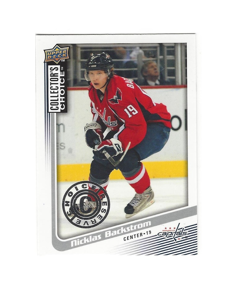 2009-10 Collector's Choice Reserve #156 Nicklas Backstrom (15-X39-CAPITALS)