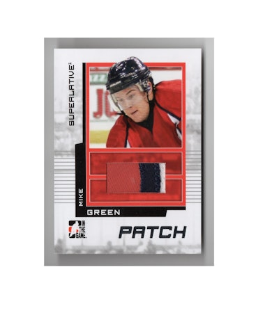 2009-10 ITG Superlative Game Used Patches Silver #SP56 Mike Green (100-X80-CAPITALS)