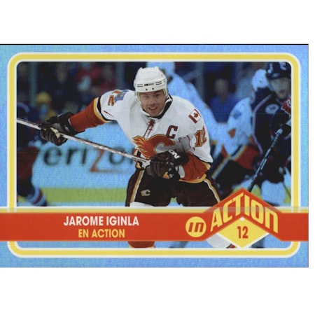 2009-10 O-Pee-Chee In Action #ACT4 Jarome Iginla (10-X110-FLAMES)