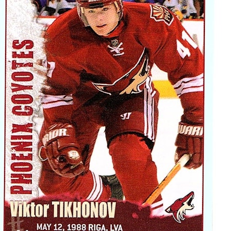 2009-10 Panini Stickers #280 Viktor Tikhonov (5-X129-COYOTES)