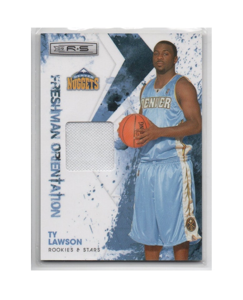 2009-10 Rookies and Stars Dress for Success Materials #17 Ty Lawson (30-X244-NBANUGGETS)