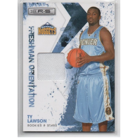 2009-10 Rookies and Stars Dress for Success Materials #17 Ty Lawson (30-X244-NBANUGGETS)