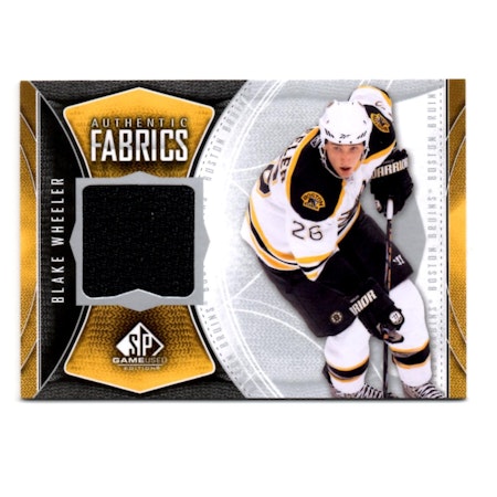 2009-10 SP Game Used Authentic Fabrics #AFBW Blake Wheeler (40-23x5-BRUINS)