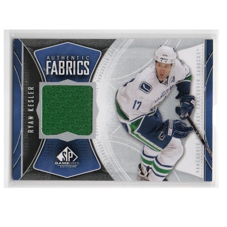 2009-10 SP Game Used Authentic Fabrics #AFRK Ryan Kesler (30-X152-GAMEUSED-CANUCKS)