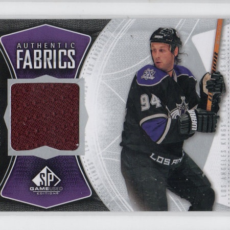 2009-10 SP Game Used Authentic Fabrics #AFRS Ryan Smyth (40-X313-NHLKINGS)
