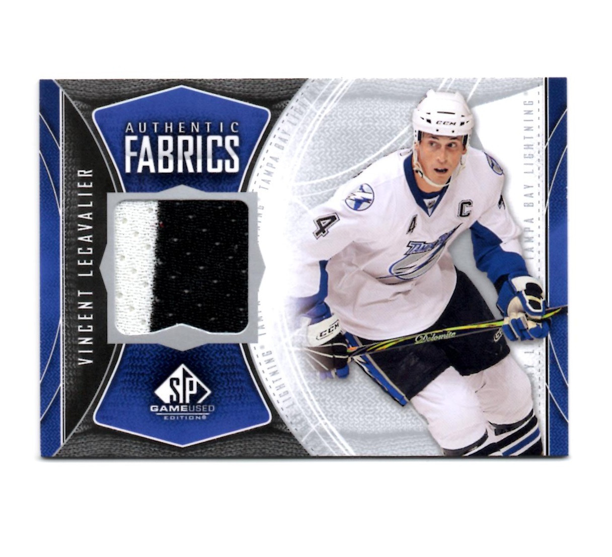 2009-10 SP Game Used Authentic Fabrics #AFVL Vincent Lecavalier (40-X135-LIGHTNING)