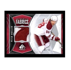 2009-10 SP Game Used Authentic Fabrics Patches #AFPM Peter Mueller (80-X81-COYOTES)