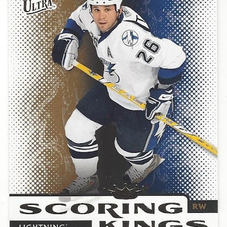 2009-10 Ultra Scoring Kings #SK2 Martin St. Louis (15-X40-LIGHTNING)