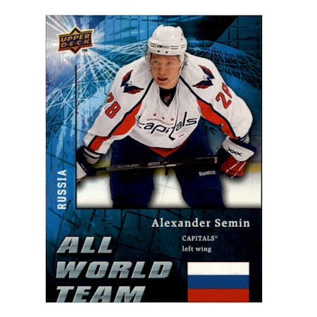 2009-10 Upper Deck All World #AW4 Alexander Semin (15-X91-CAPITALS)