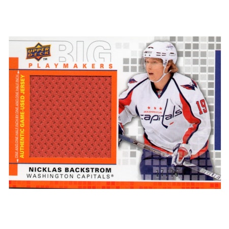 2009-10 Upper Deck Big Playmakers #BPNB Nicklas Backstrom (150-X81-CAPITALS)