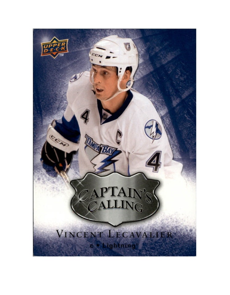 2009-10 Upper Deck Captain's Calling #CC7 Vincent Lecavalier (10-X119-LIGHTNING)