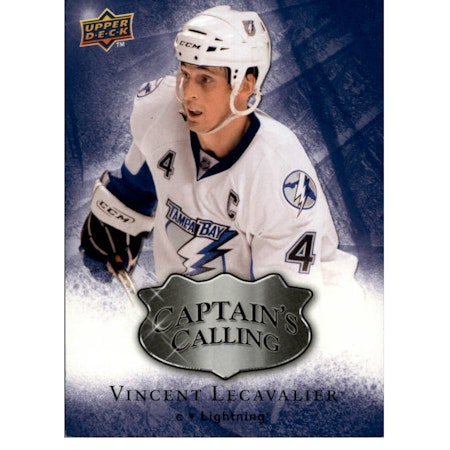 2009-10 Upper Deck Captain's Calling #CC7 Vincent Lecavalier (10-X119-LIGHTNING)