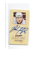 2009-10 Upper Deck Champ's Signatures #CSFO Nick Foligno (40-X227-AUTOGRAPH-SENATORS)