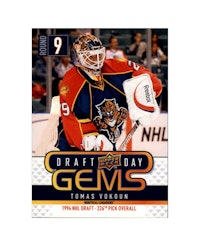 2009-10 Upper Deck Draft Day Gems #GEM20 Tomas Vokoun (10-X192-NHLPANTHERS)
