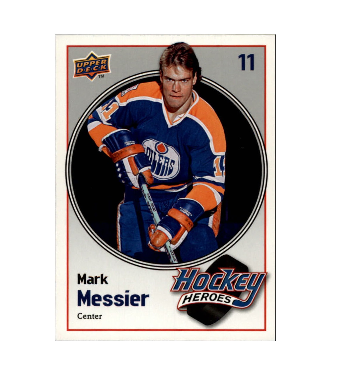 2009-10 Upper Deck Hockey Heroes Mark Messier #HH19 Mark Messier (25-X161-OILERS)