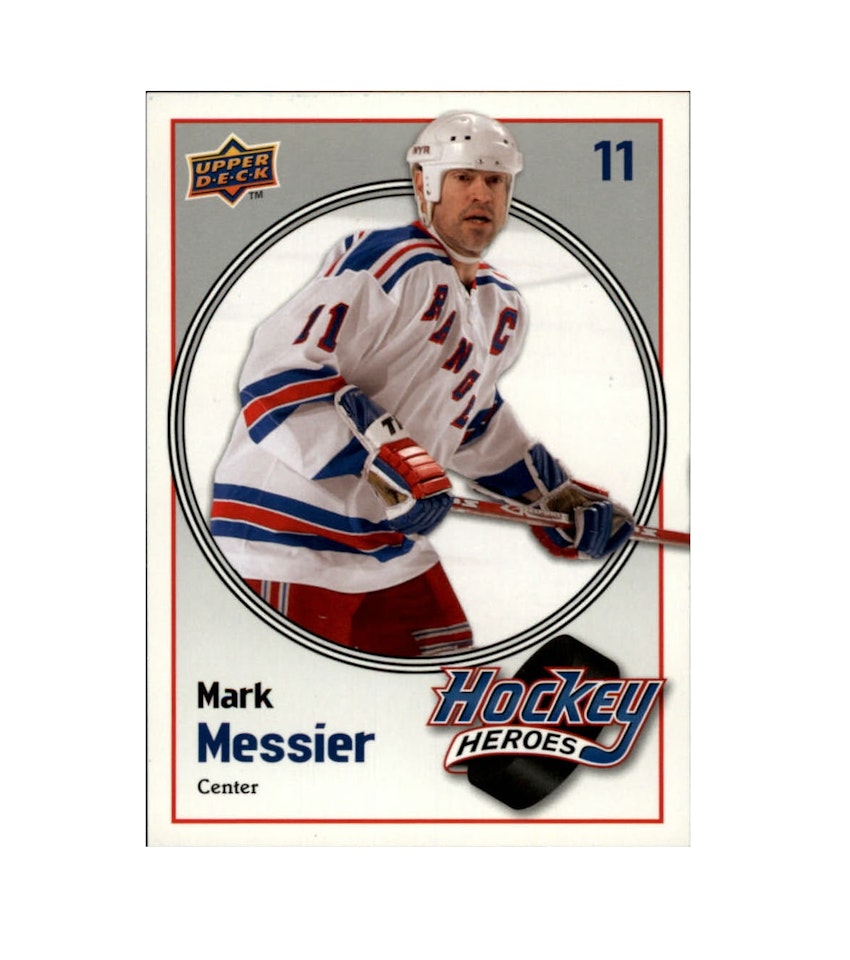 2009-10 Upper Deck Hockey Heroes Mark Messier #HH24 Mark Messier (25-X161-RANGERS)