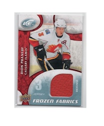 2009-10 Upper Deck Ice Frozen Fabrics #FRDP Dion Phaneuf (30-X233-GAMEUSED-FLAMES)
