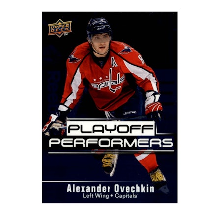2009-10 Upper Deck Playoff Performers #PP1 Alexander Ovechkin (25-X66-CAPITALS)