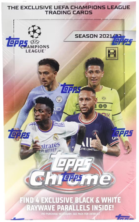 2021-22 Topps UEFA Champions League Chrome Soccer (Hobby Lite Box)